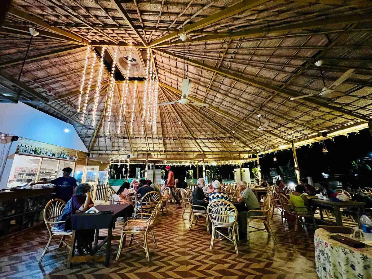 Rosa Mystica restaurant seating area