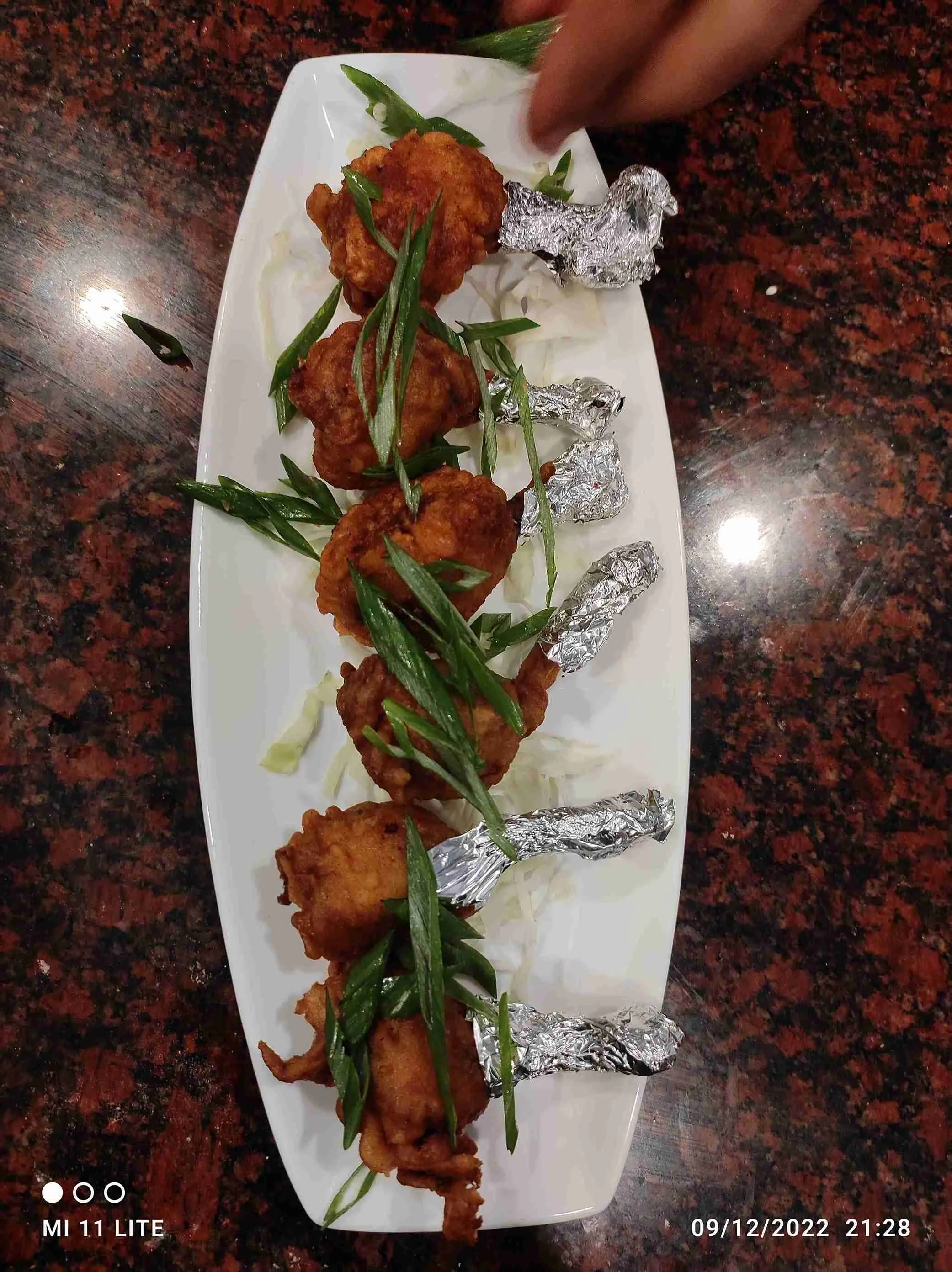Food at Rosa Mystica, Agonda
