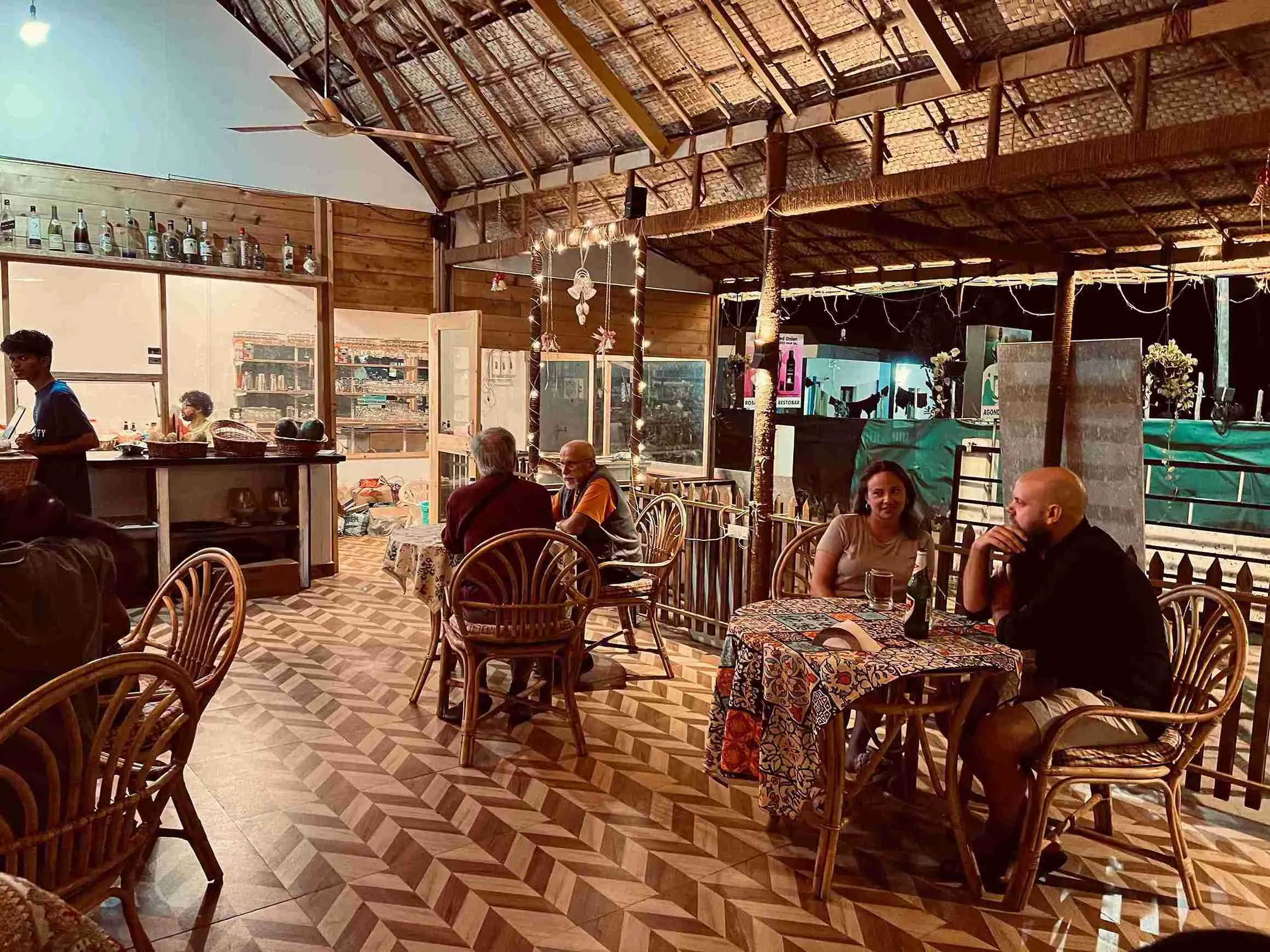 Rosa Mystica restaurant, Agonda