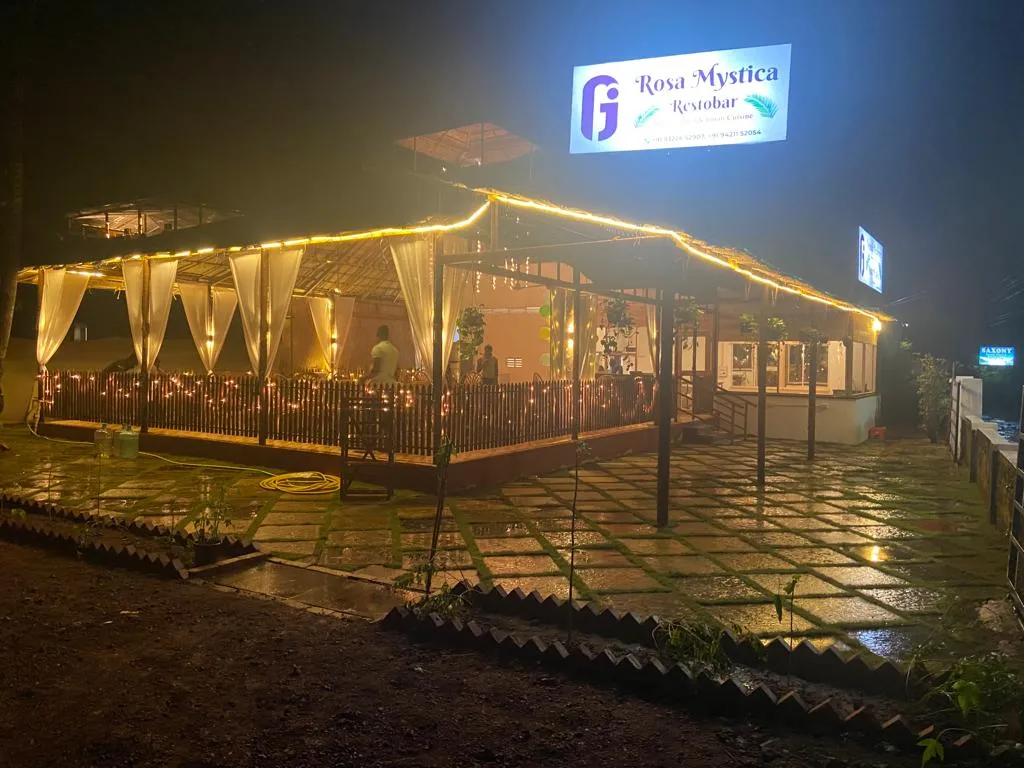 Rosa Mystica restaurant, Agonda