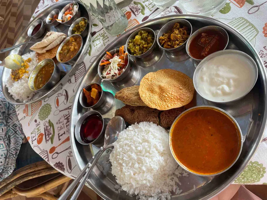 Goan thali
