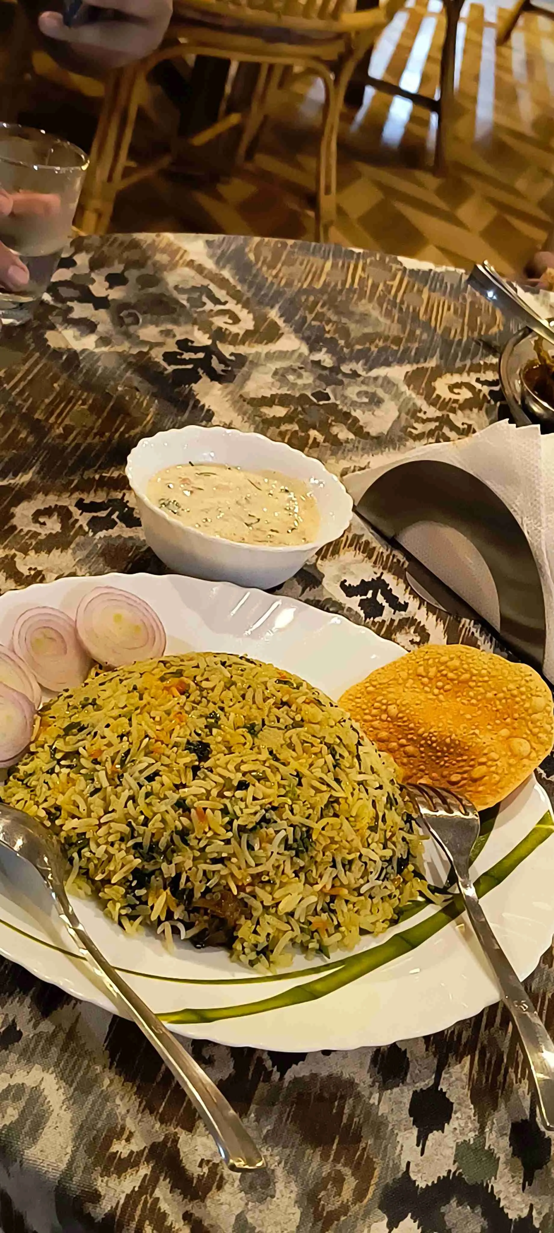 Food at Rosa Mystica, Agonda